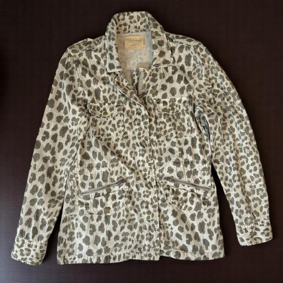 Lily Aldridge for Velvet Aziya leopard print jacket - Picture 1 of 11